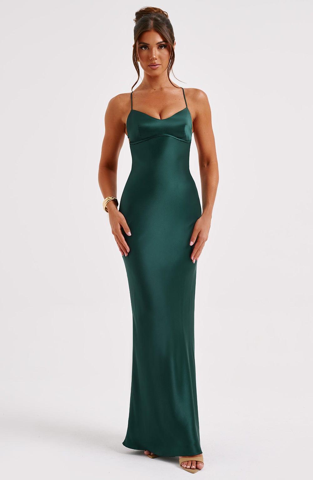 Malika Maxi Dress - Emerald Product Image