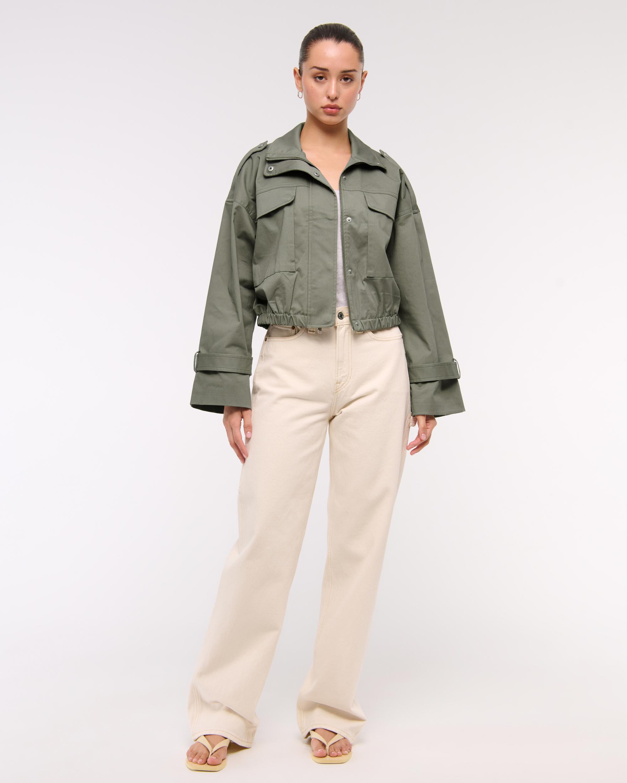 Lightweight Cinched Utility Jacket Product Image
