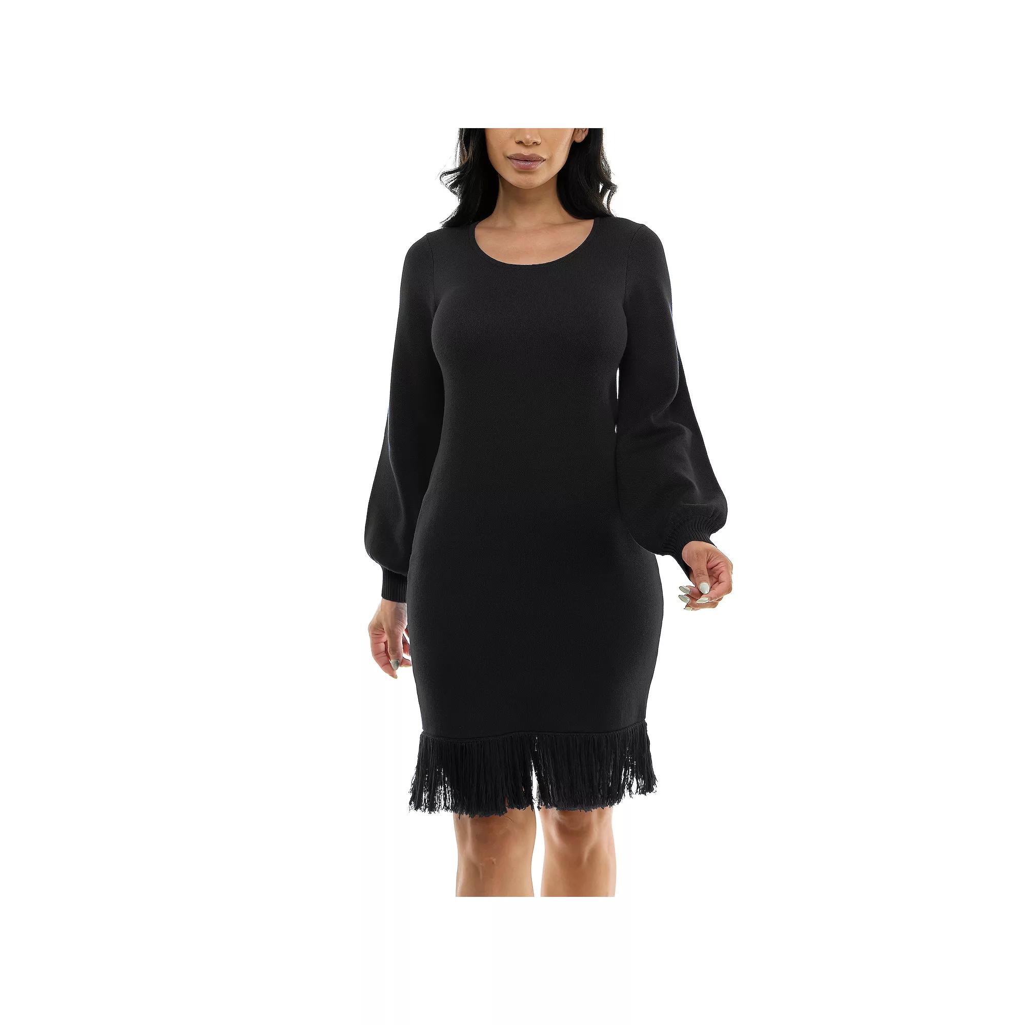 Women's Nina Leonard Sheath Sweater Dress,  Product Image