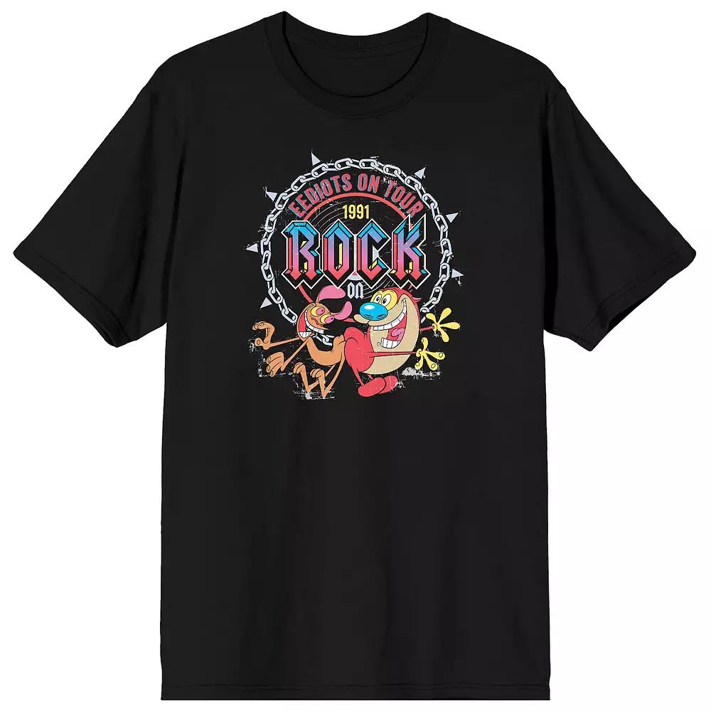 Men's Ren & Stimpy Eediots on Tour Graphic Tee,  Product Image
