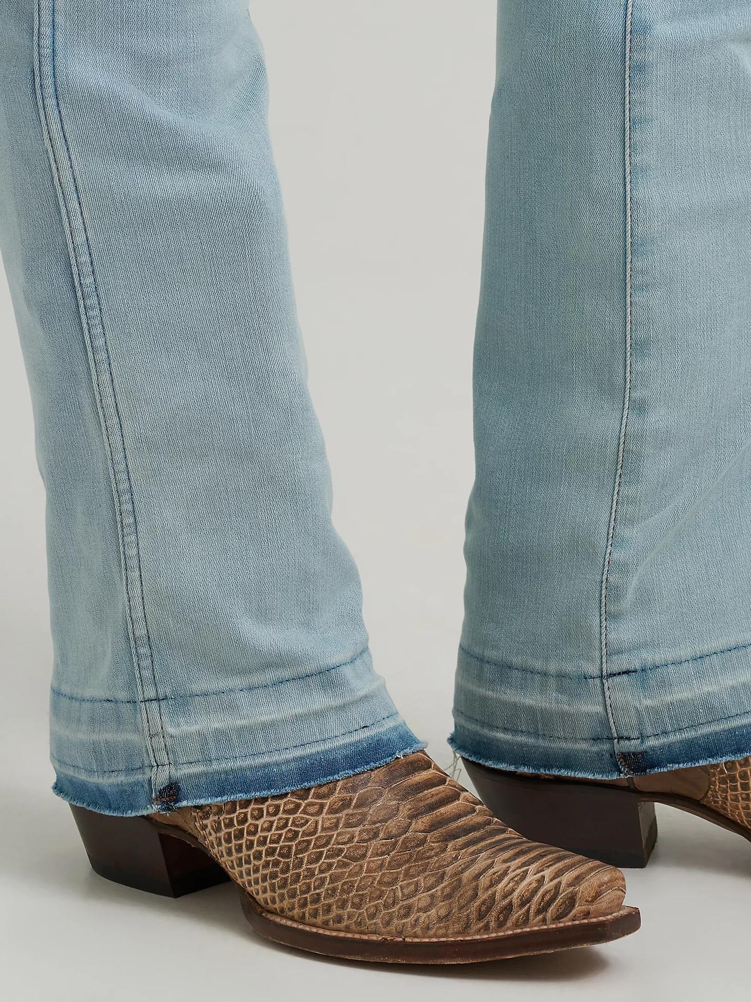 Wrangler x Lainey Wilson Raw Hem Boot Huggers | Women's JEANS | Wrangler® Product Image