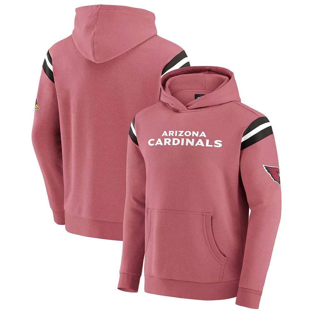 Men's Darius Rucker Collection by Fanatics Cardinal Arizona Cardinals Football Washed Pullover Hoodie,  Product Image