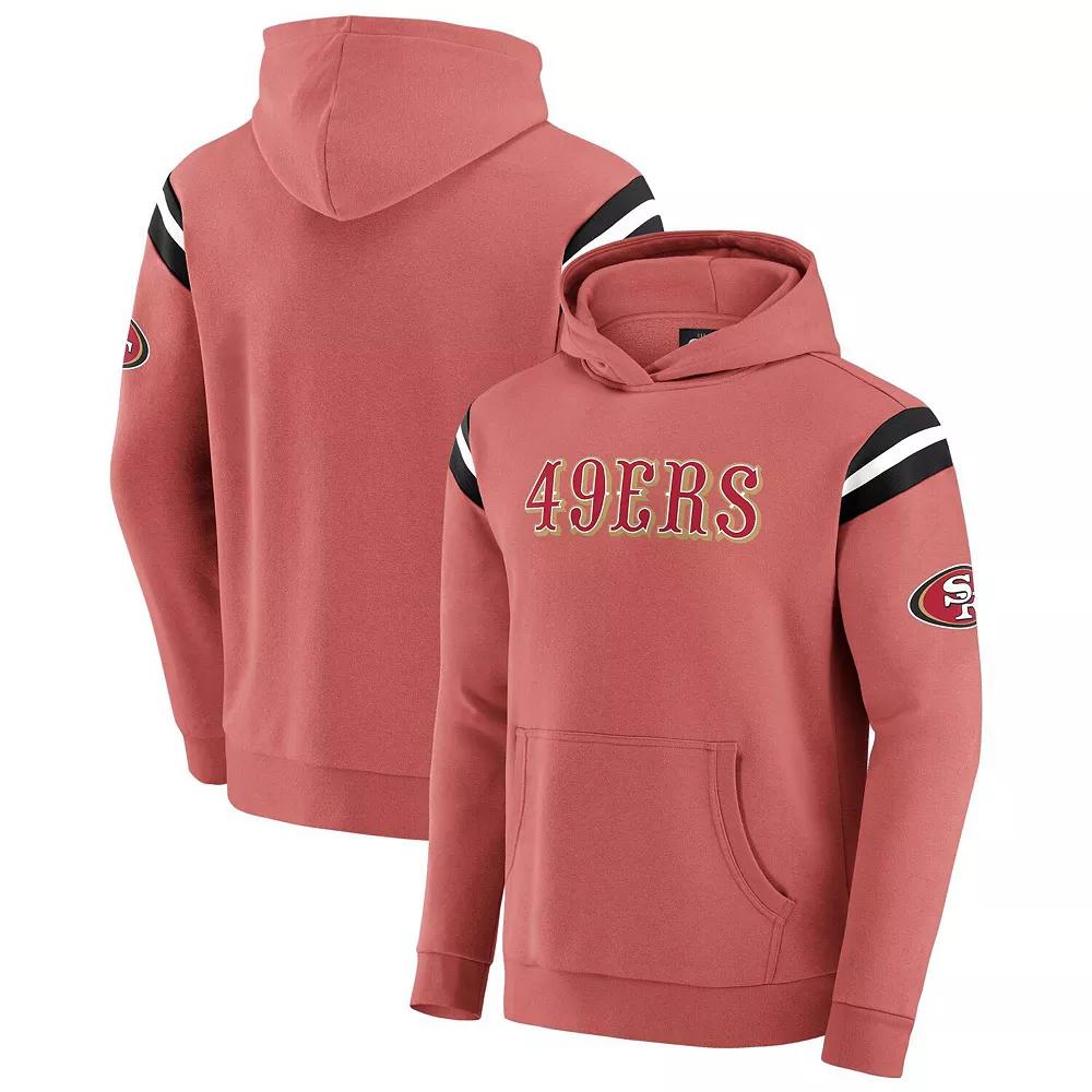 Men's Darius Rucker Collection by Fanatics Scarlet San Francisco 49ers Football Washed Pullover Hoodie,  Product Image
