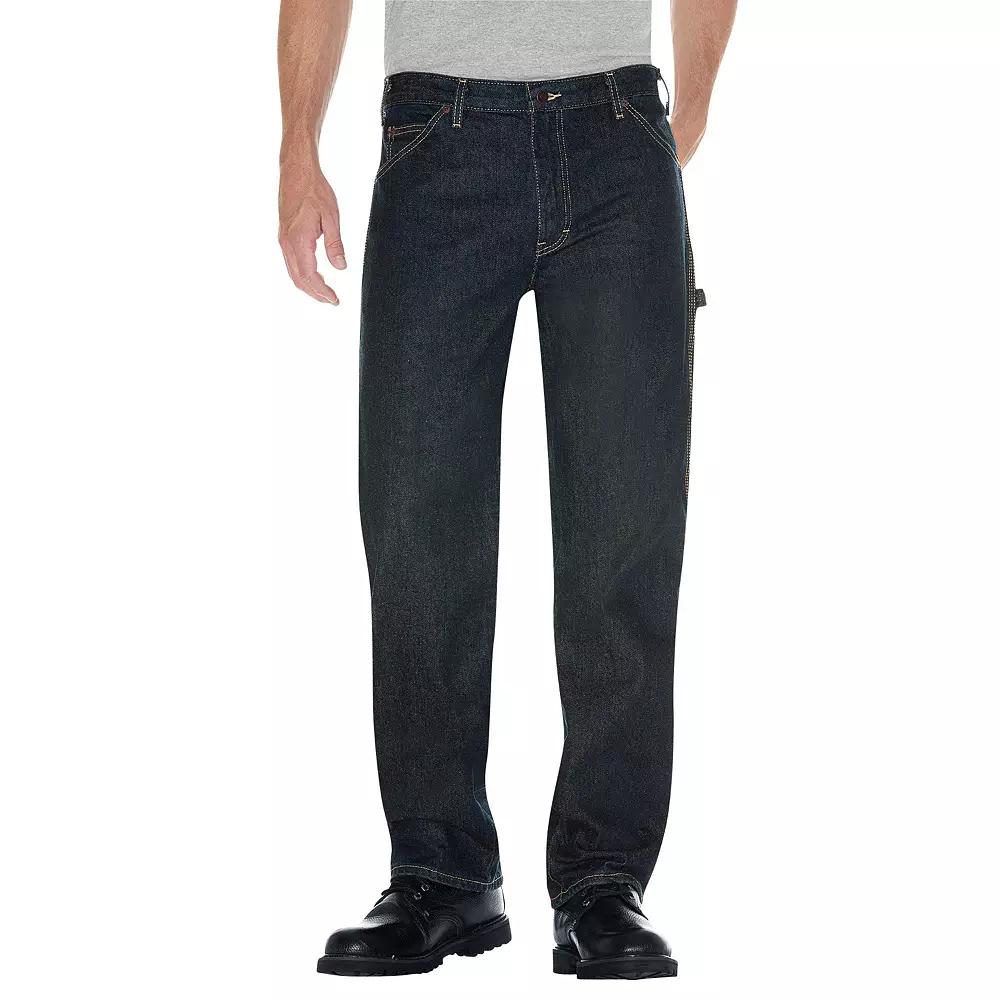 Men's Dickies Relaxed Fit Denim Carpenter Jeans,  Product Image