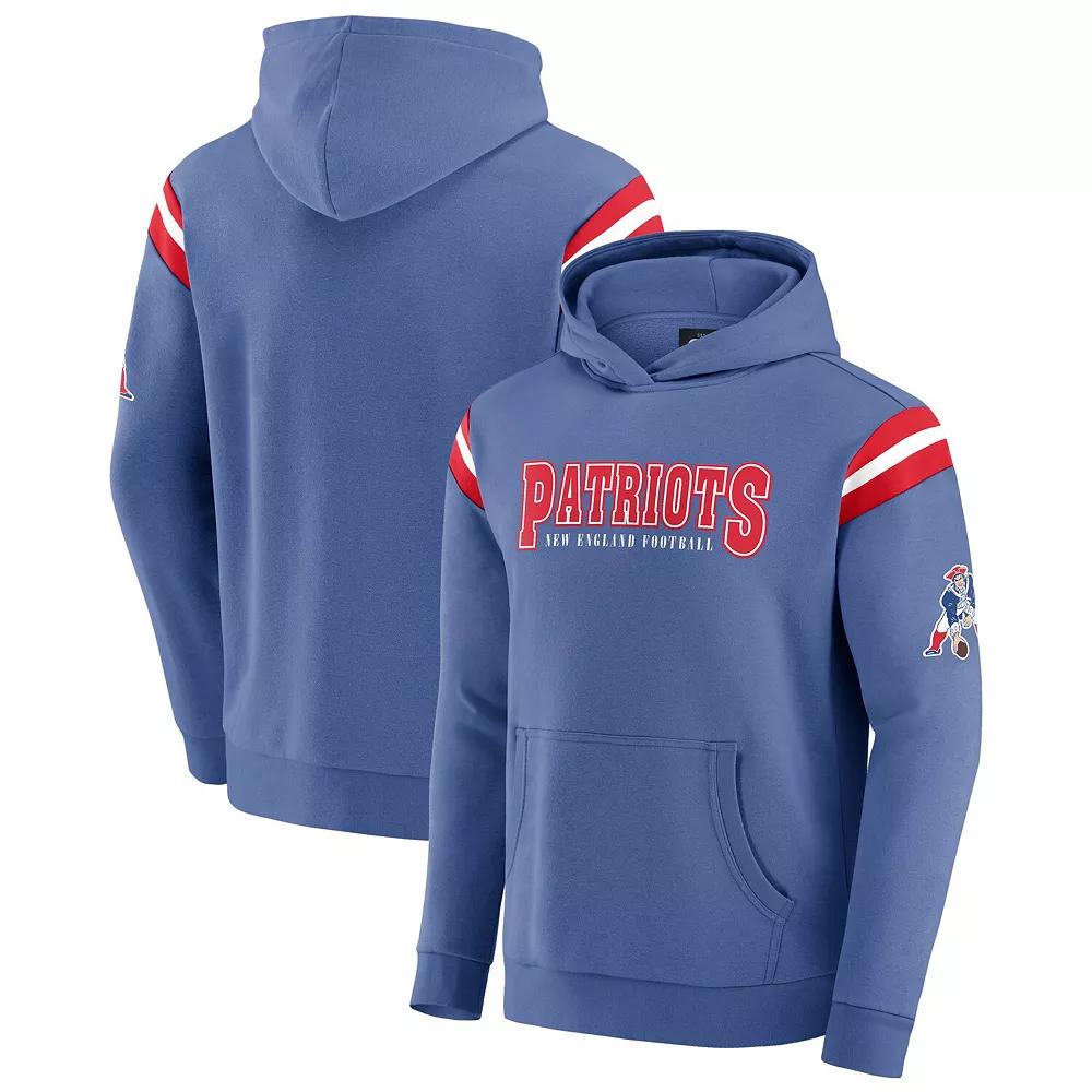 Men's Darius Rucker Collection by Fanatics Royal New England Patriots NFL Football Pullover Hoodie, Size: Small, Blue Product Image