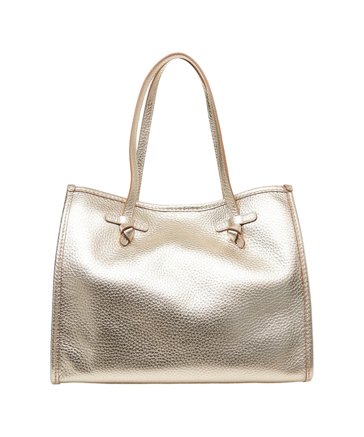 Grained leather shopper Product Image
