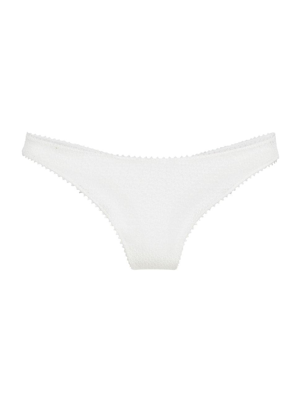 Womens Crochet Lace Thong Product Image