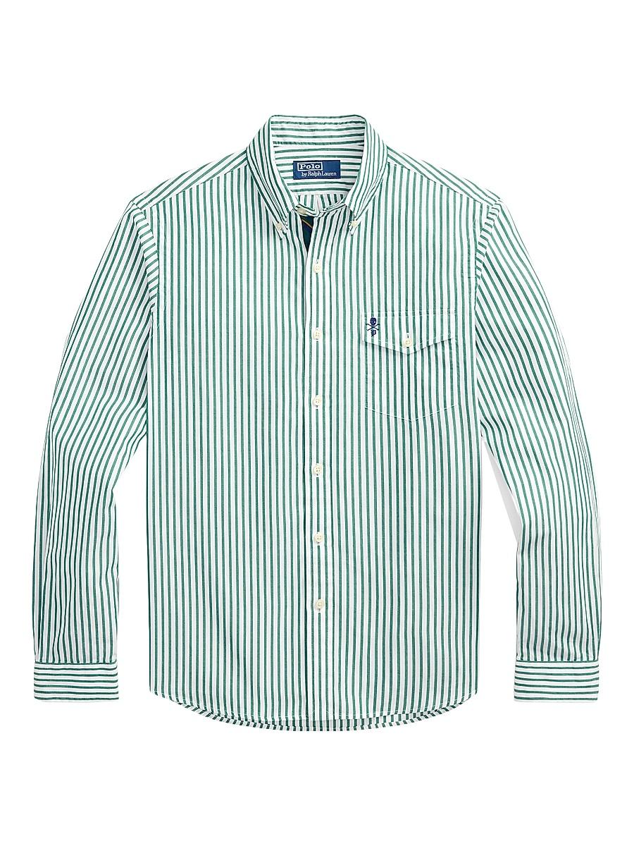 Mens RL Prepster Classic-Fit Striped Shirt Product Image