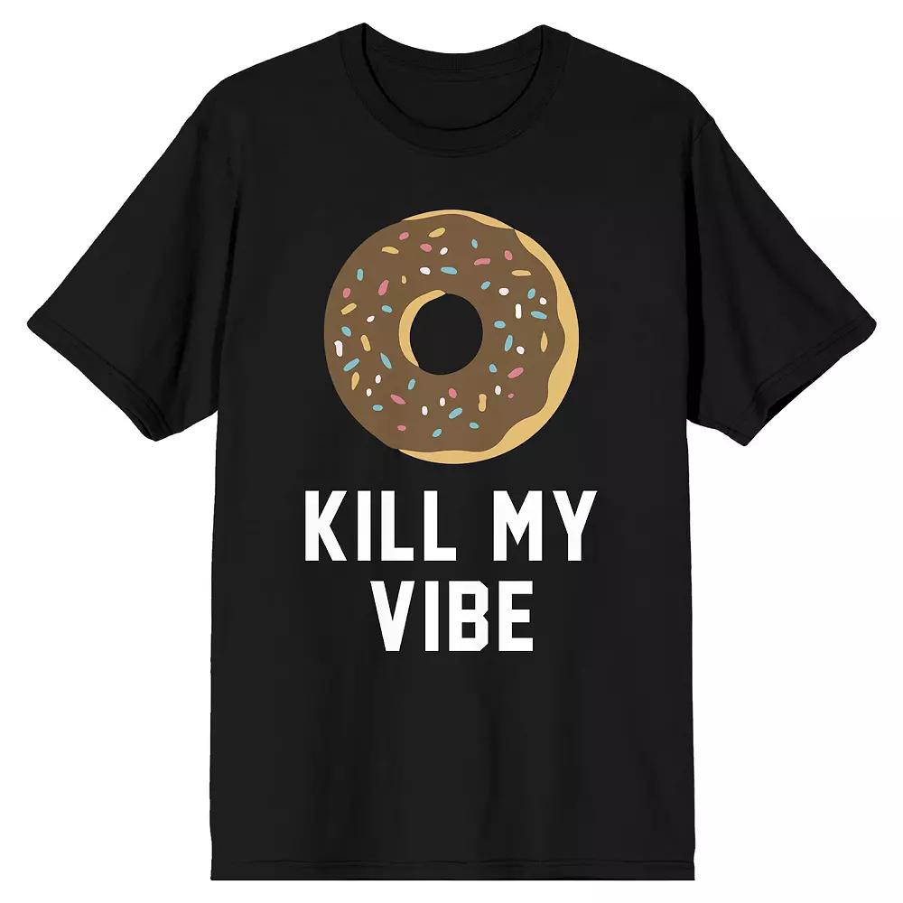 Men's Donut Kill My Vibe Graphic Tee,  Product Image