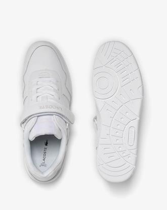 Men's T-Clip Velcro Leather Sneakers Product Image