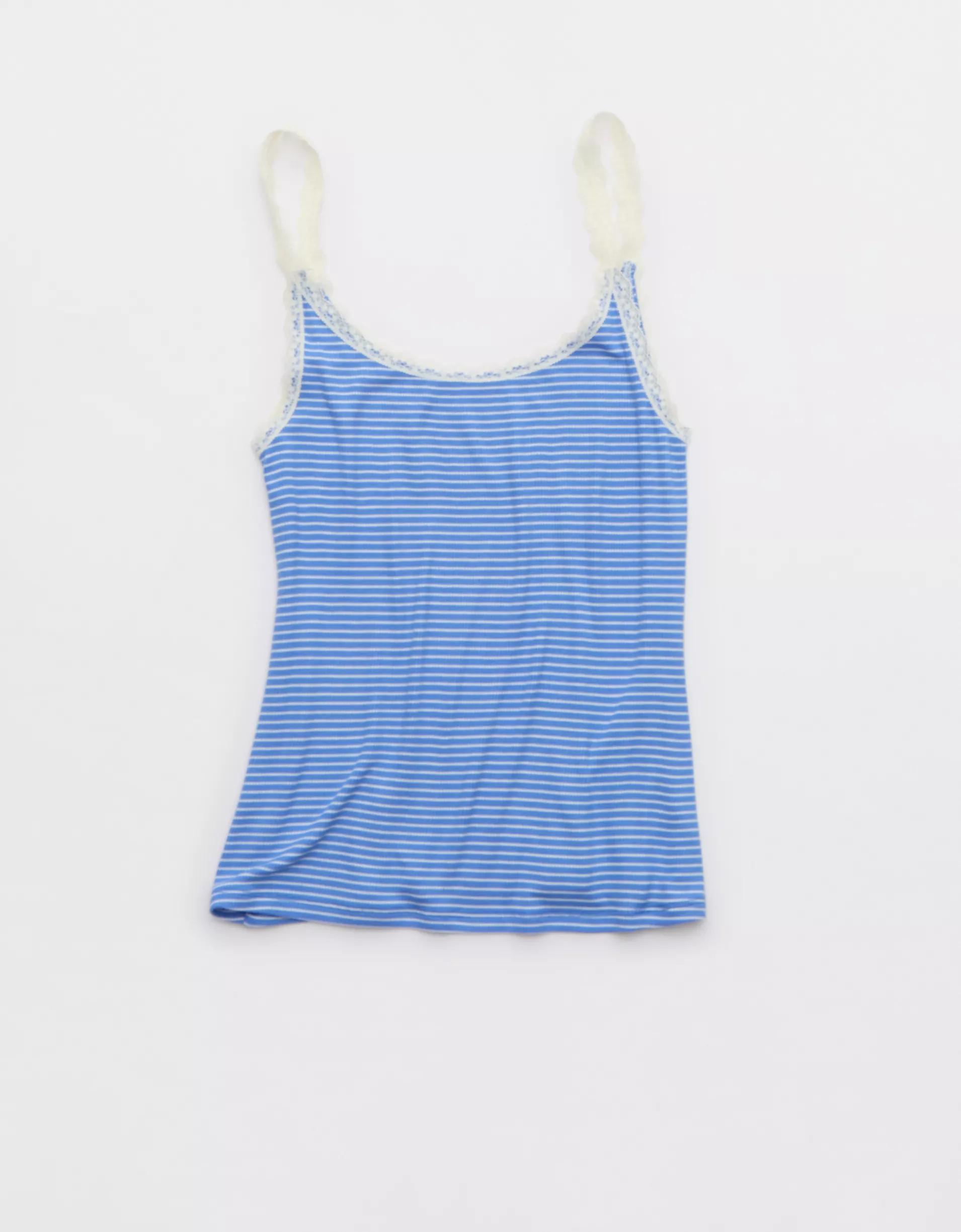 Aerie Real Soft® Lace Trim Tank Product Image