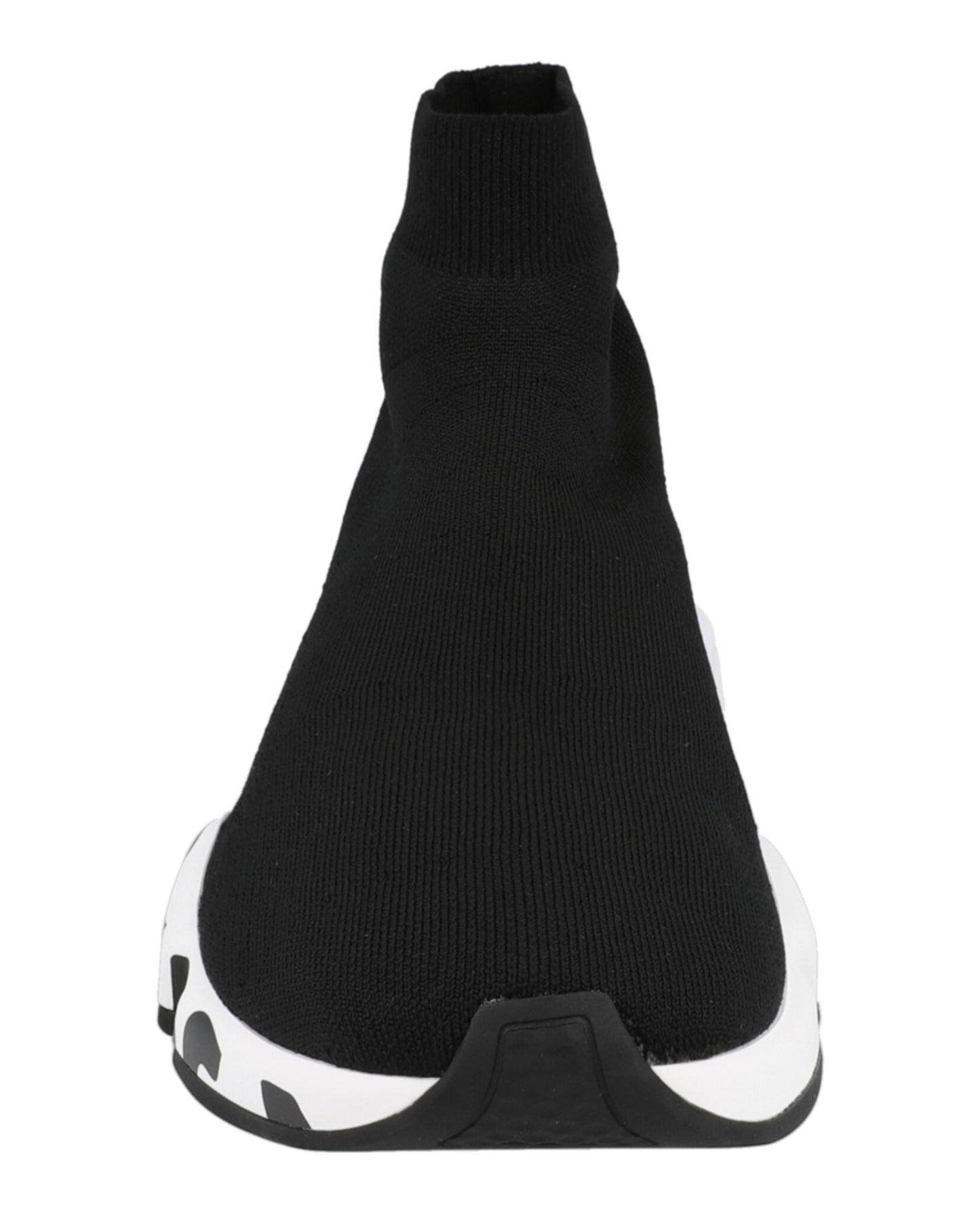Balenciaga Speed Graffiti Knit High Top Sock Sneakers Product Image