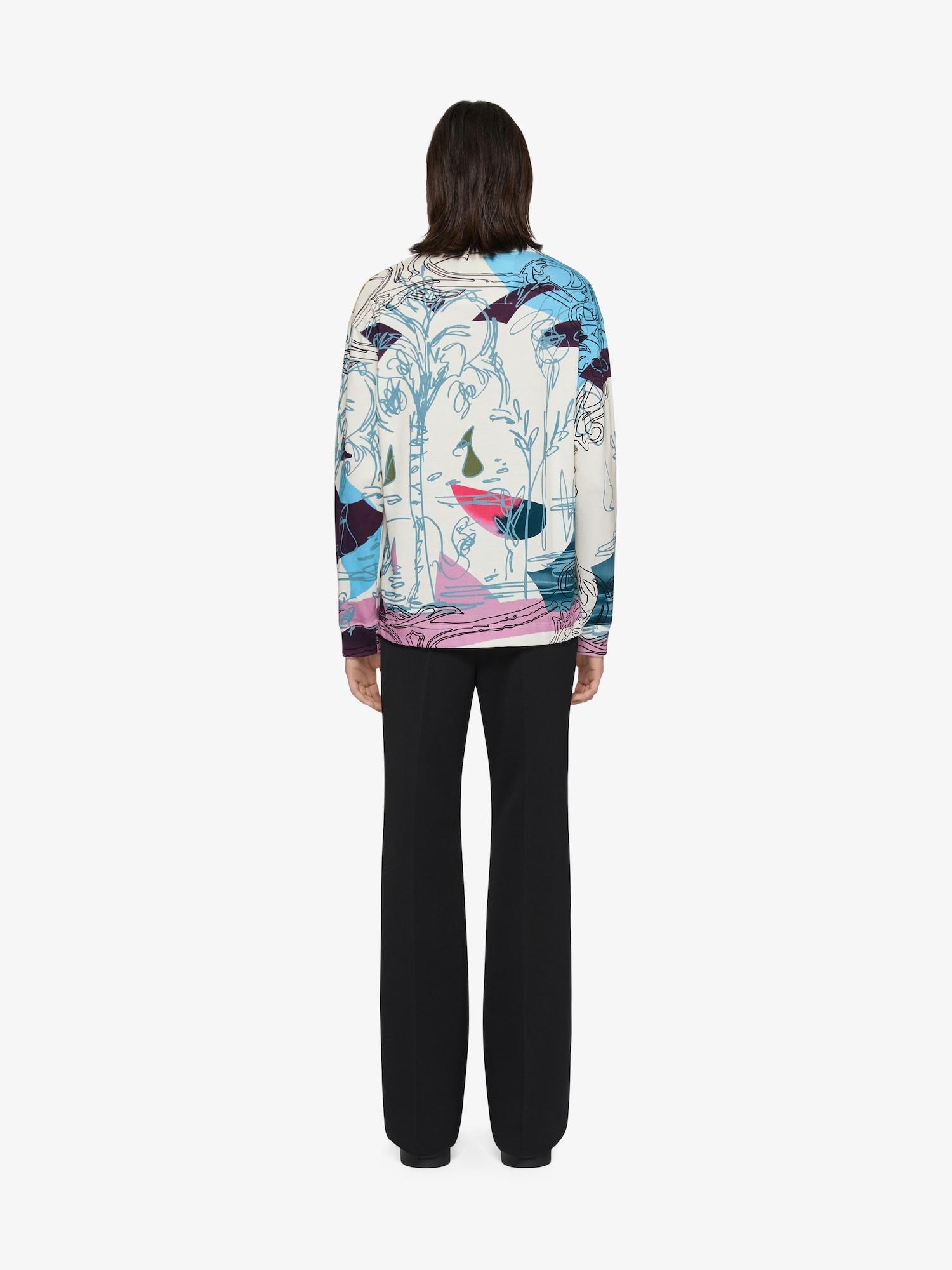 Printed multicolor t-shirt in cotton Product Image