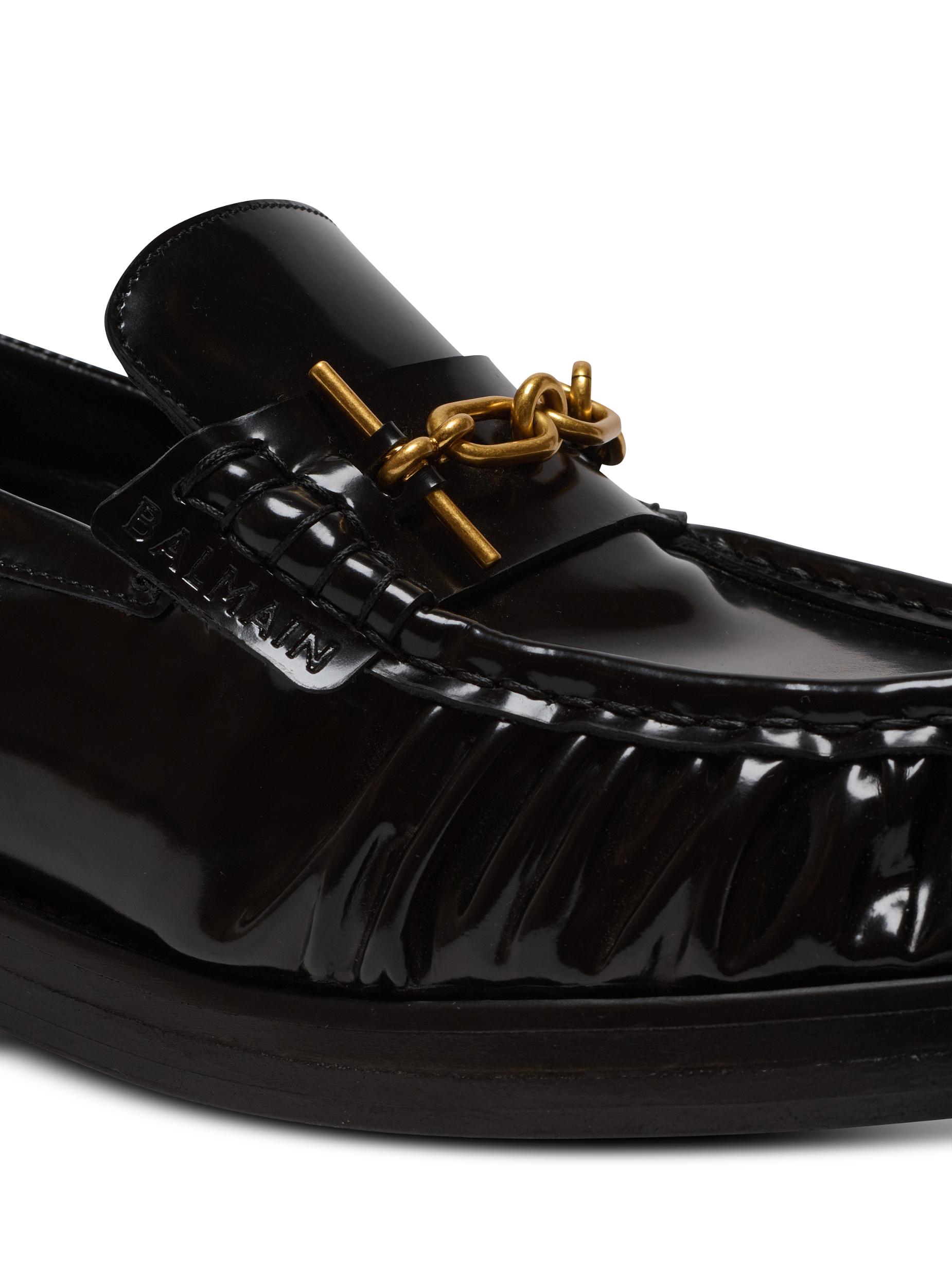 Sync glazed leather loafers Product Image