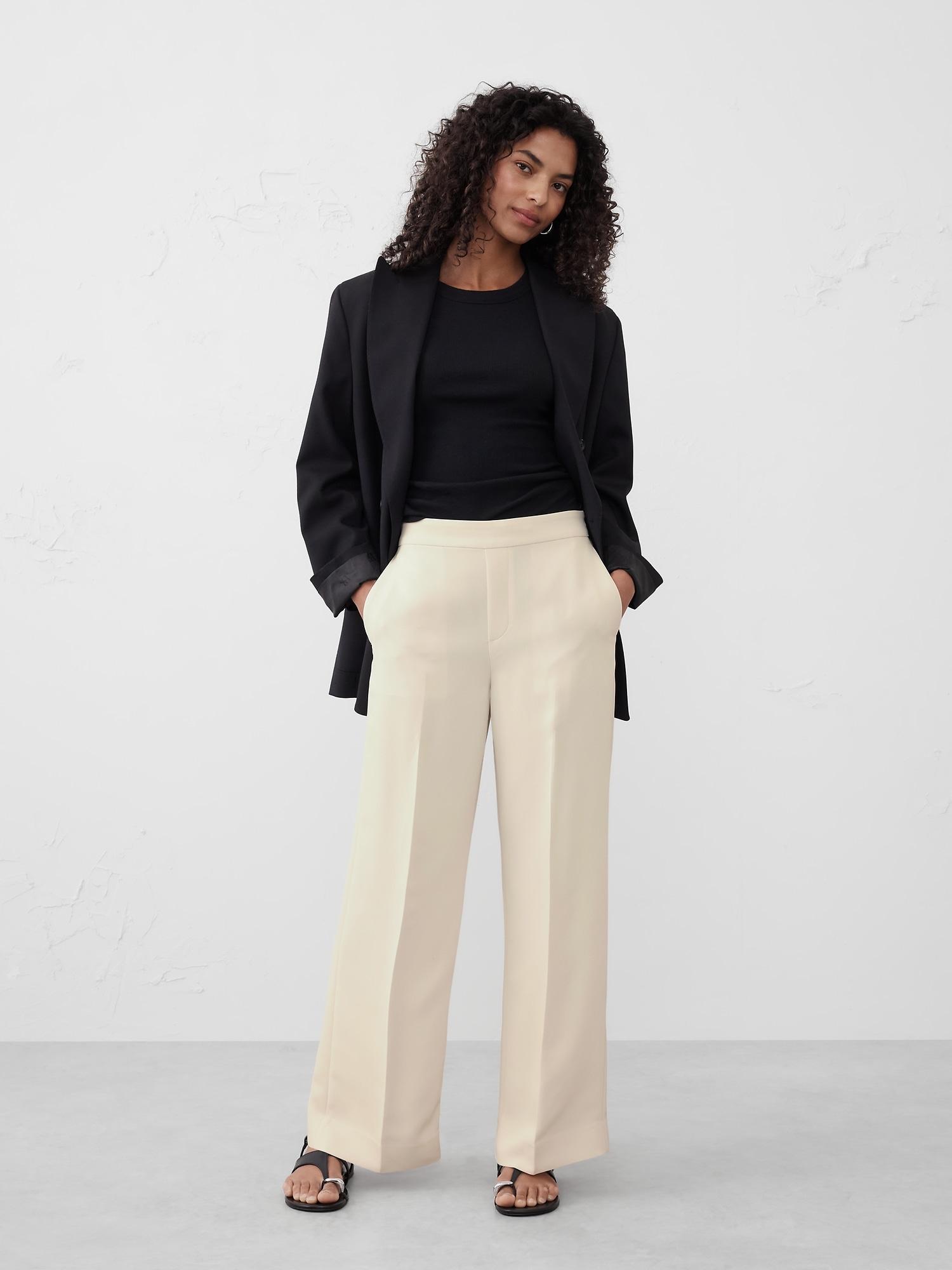 Hayden Crepe Wide-Leg Pant Product Image
