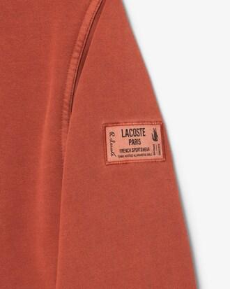 Oversized Wash Effect Zipped Sweatshirt Product Image