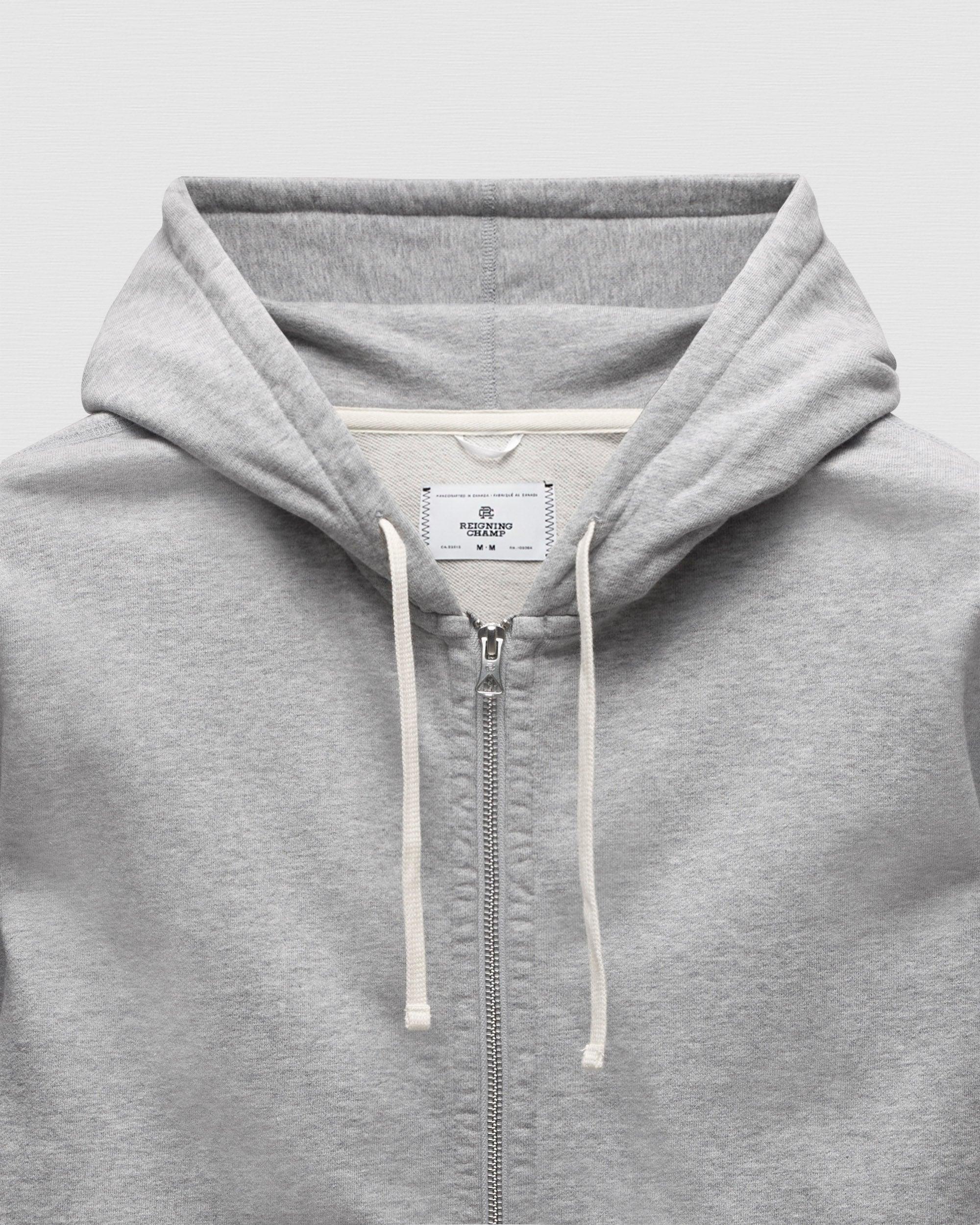 Midweight Terry Classic Full Zip Hoodie - Vault Male Product Image