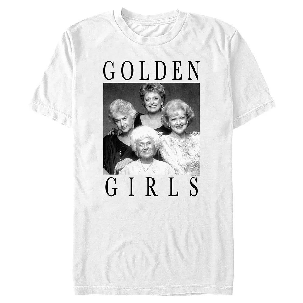 Men's Golden Girls Fashion Graphic Tee, Size: Large, White Product Image
