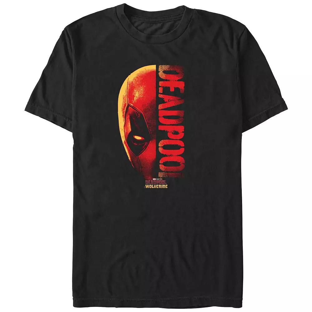 Big & Tall Marvel Deadpool & Wolverine Half Mask Poster Graphic Tee, Men's,  Product Image