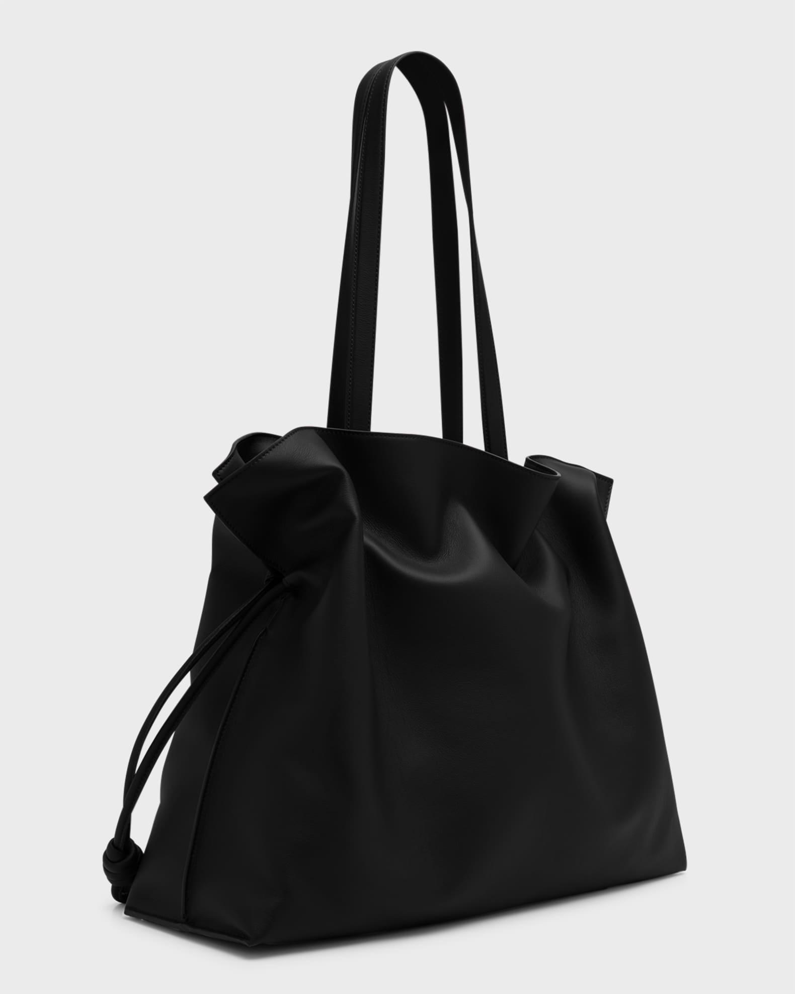 Flamenco XL Clutch Bag in Napa Leather with Golden Foil Anagram Product Image