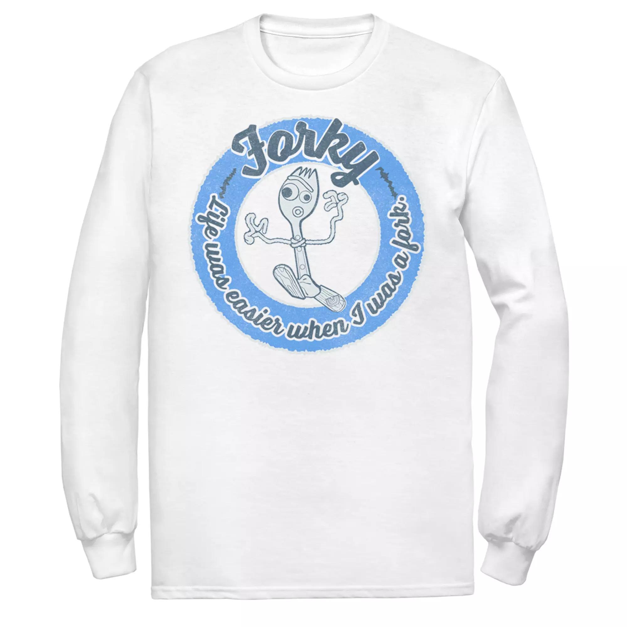 Men's Disney/Pixar Toy Story 4 Forky Tee, Size: XL, White Product Image