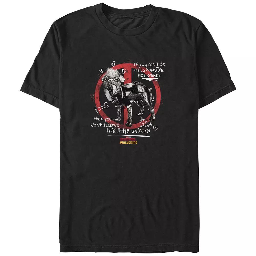 Big & Tall Marvel Deadpool & Wolverine You Don't Deserve This Unicorn Graphic Tee, Men's,  Product Image