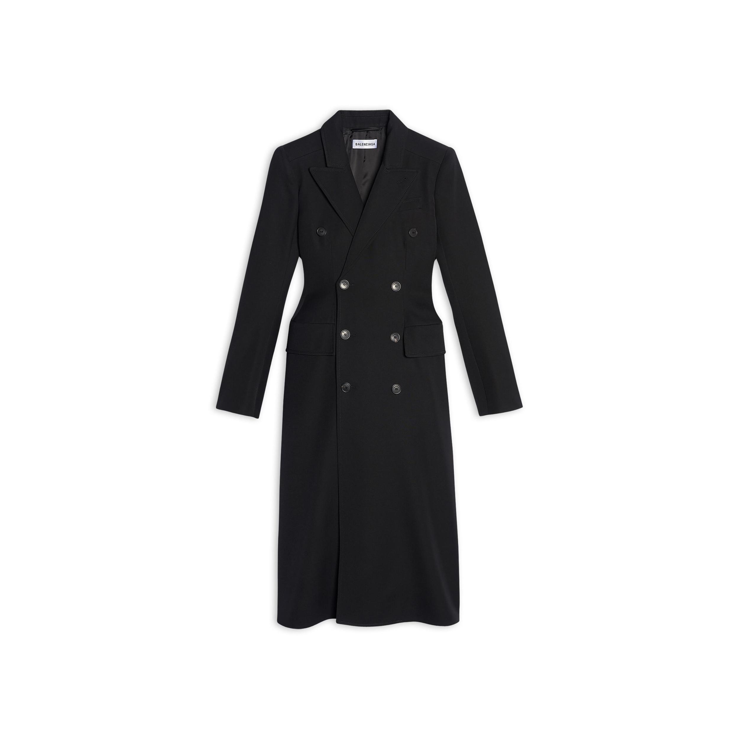 Women's Hourglass Coat in Black Product Image