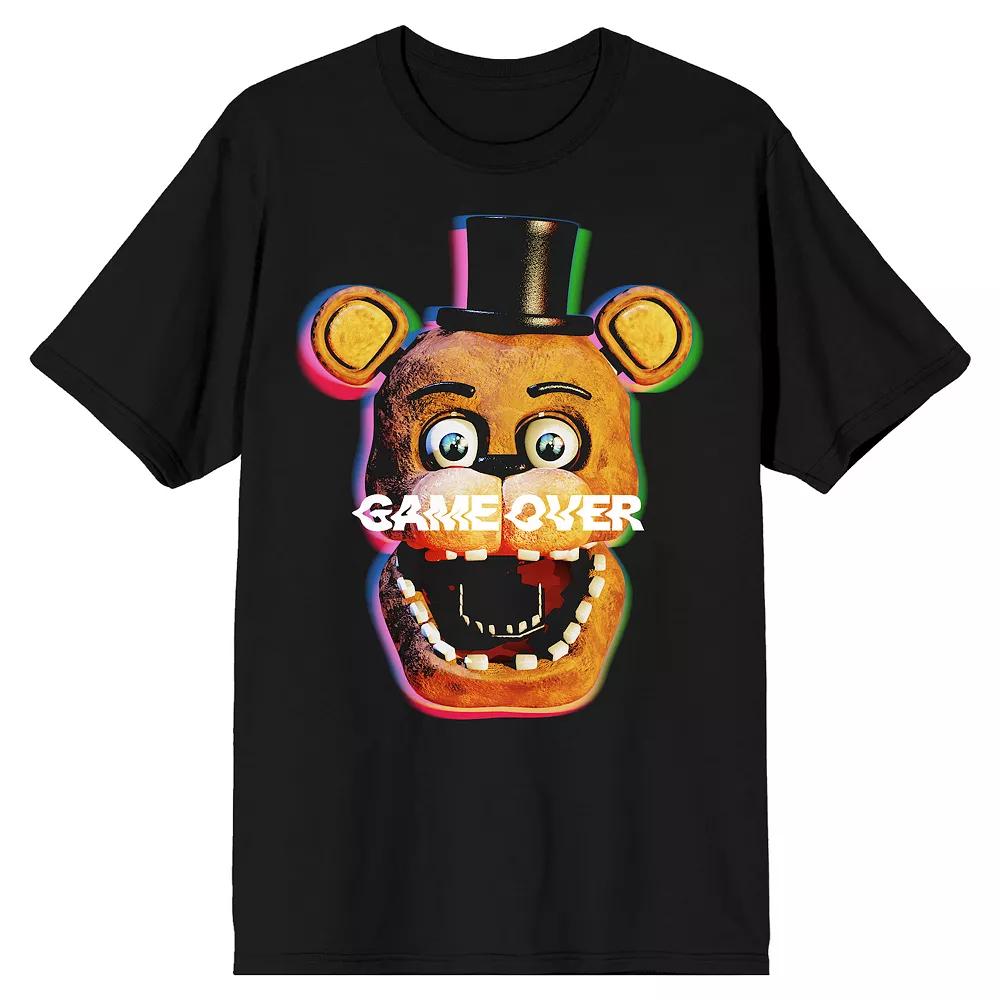 Men's Five Nights At Freddy's Game Over Crewneck Graphic Tee,  Product Image