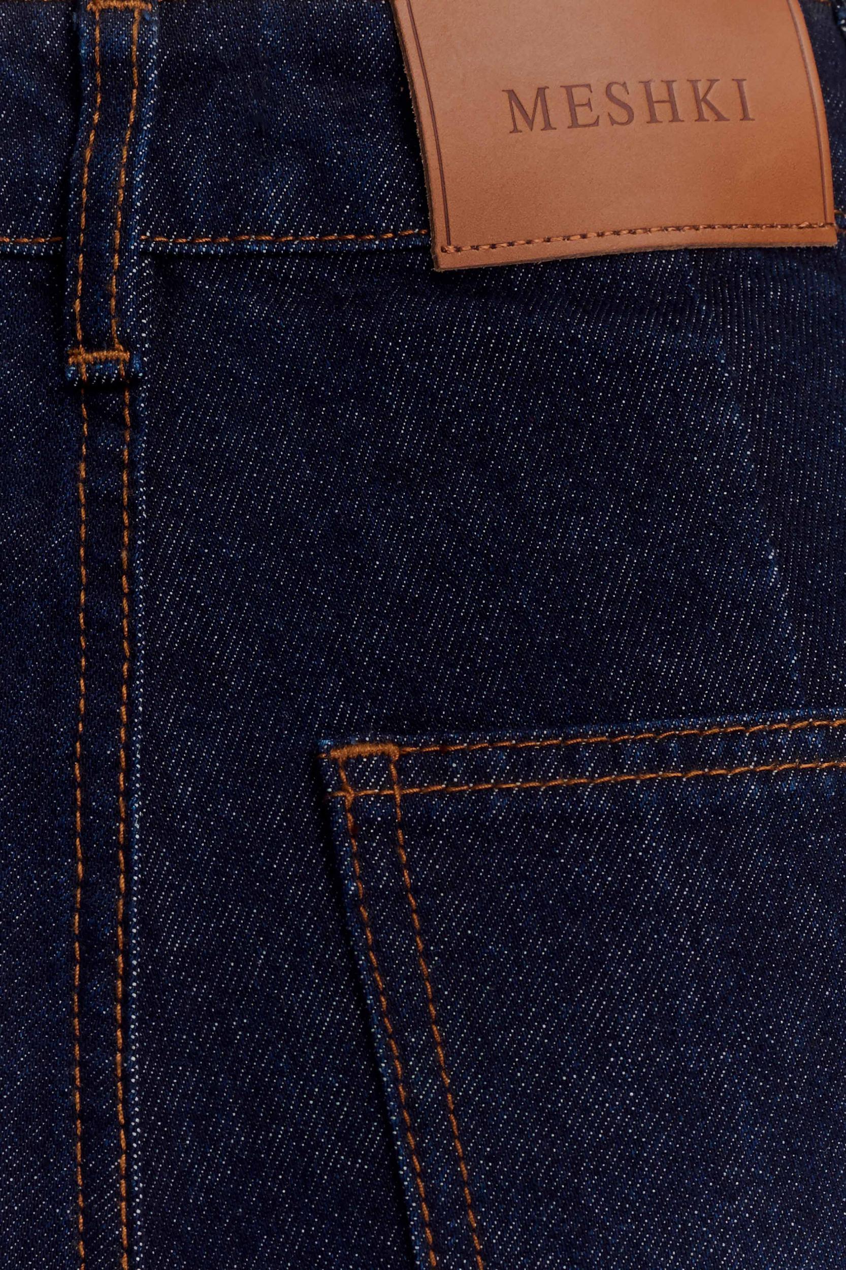 Jen Wide Leg Flare Denim Jeans - Indigo Blue Product Image