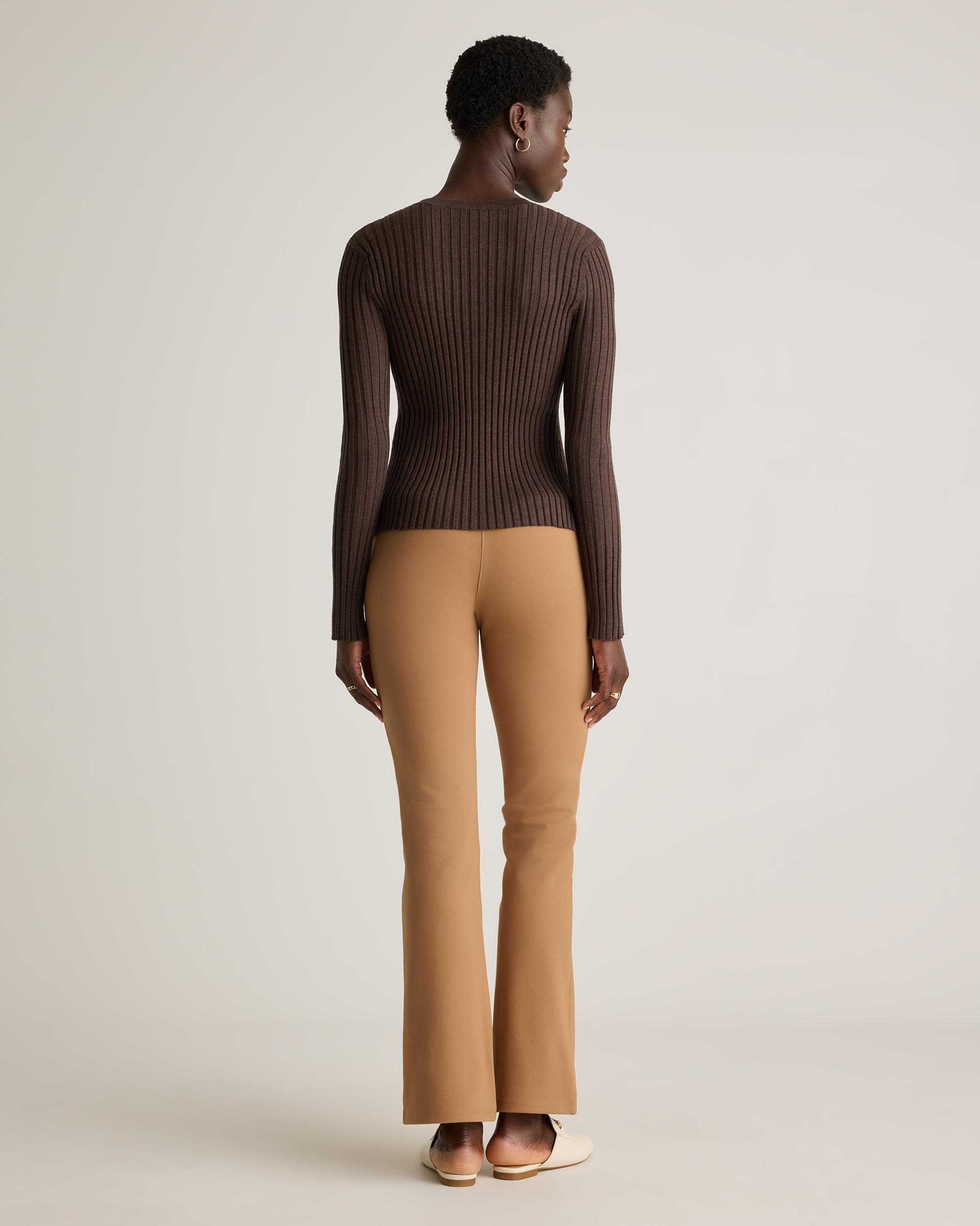 Quince | Women's Ultra-Stretch Ponte Bootcut Pants Size XL, Rayon Product Image