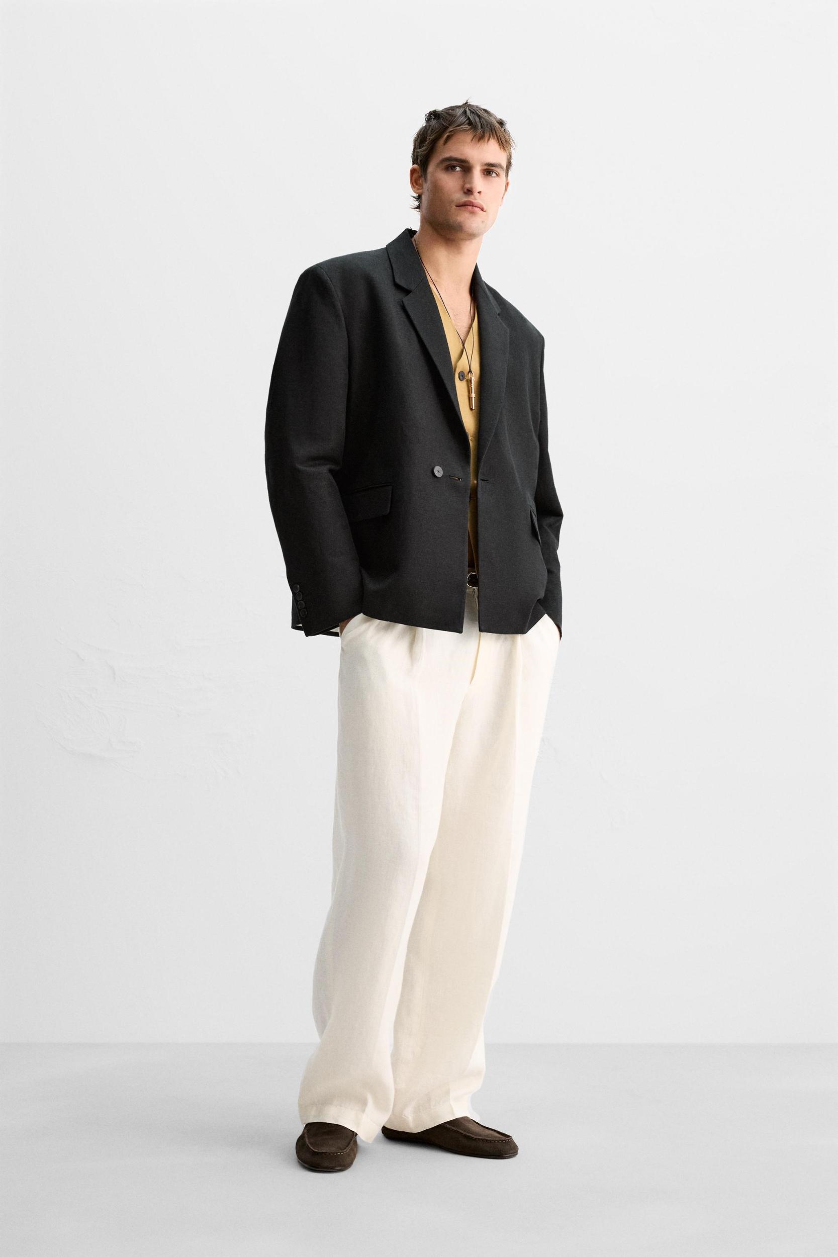 LIMITED EDITION LINEN-COTTON SUIT JACKET Product Image