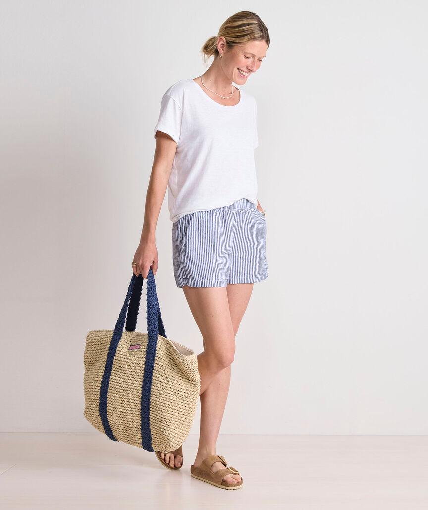 Linen Pull-On Shorts Product Image