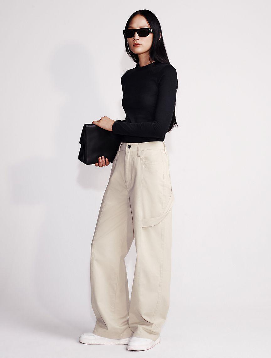 Wide Leg Cargo Pants Product Image