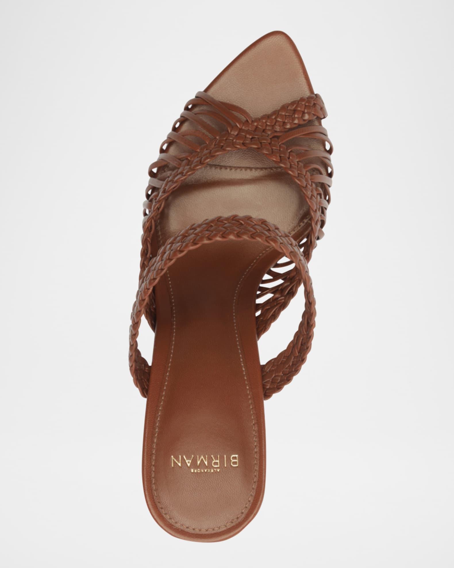 Agatha 85 Leather Stiletto Sandals Product Image