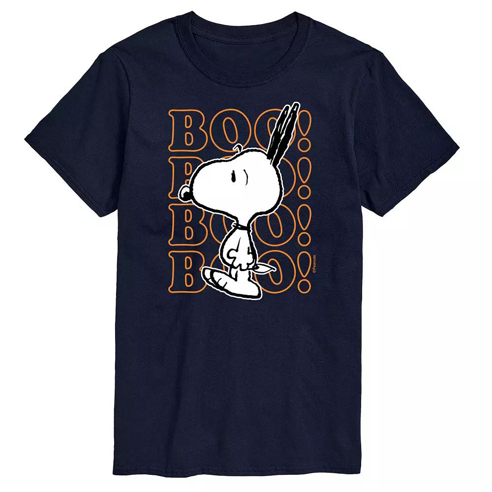 Big & Tall Peanuts Boo! Tee, Men's,  Product Image