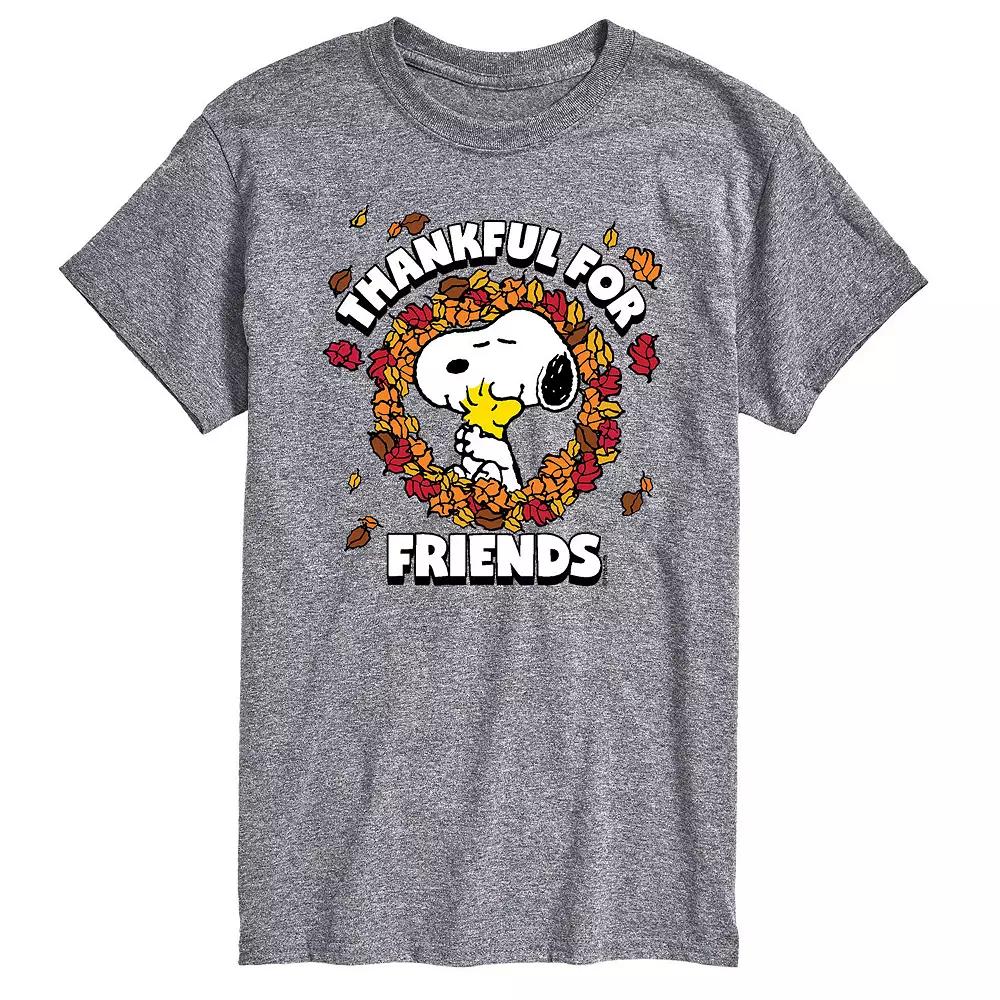 Men's Peanuts Thankful For Friends Tee,  Product Image