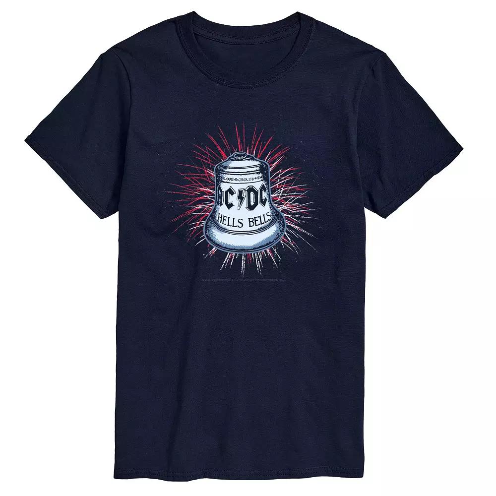 Men's ACDC Hells Bells Fireworks Graphic Tee,  Product Image