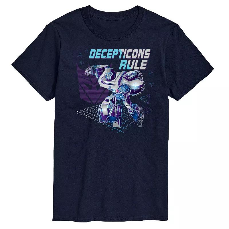 Mens Transformers Decepticons Rule Tee Blue Product Image