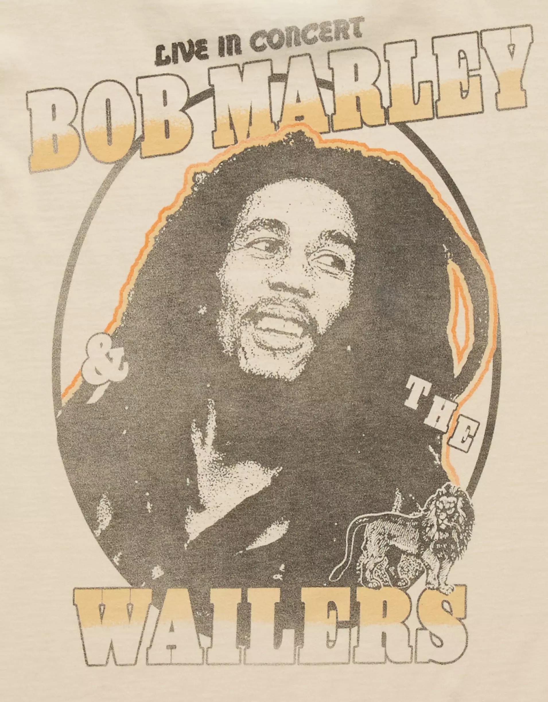 AE Boxy Bob Marley Graphic T-Shirt Product Image