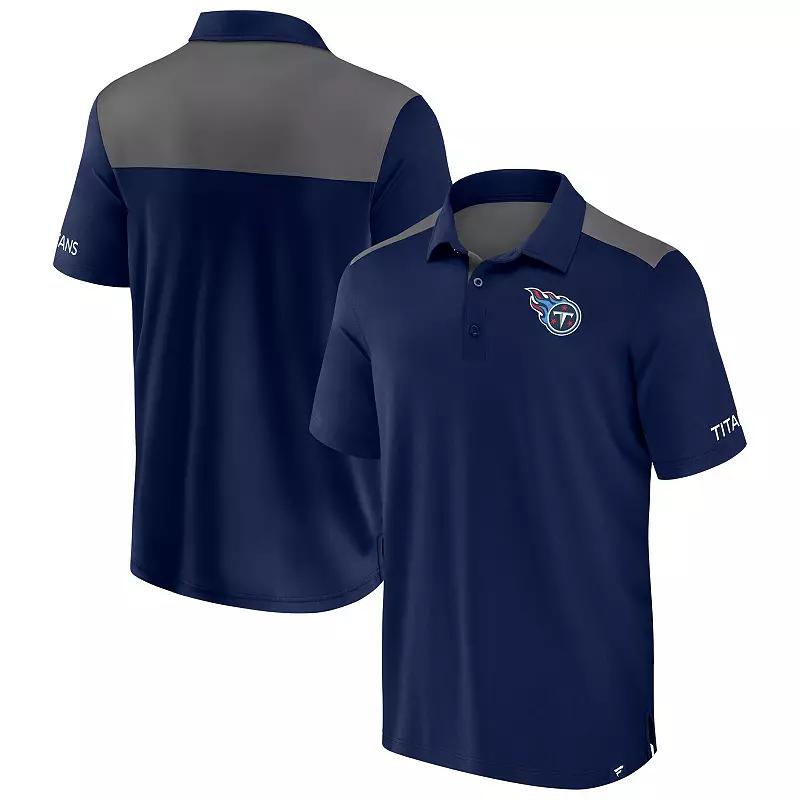 Men's Fanatics Navy New England Patriots Long Shot Polo,  Product Image