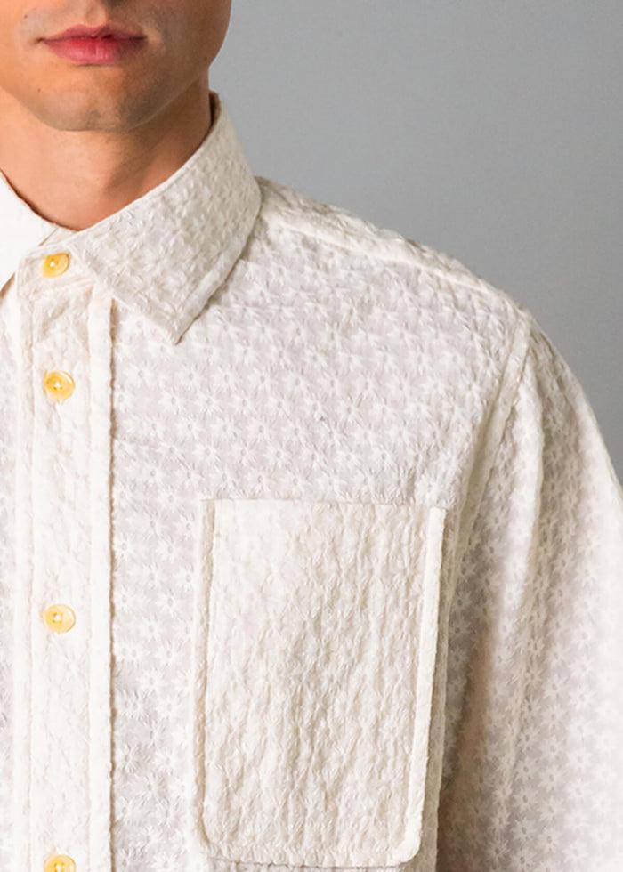 Italy Embroidery Star Cream Product Image