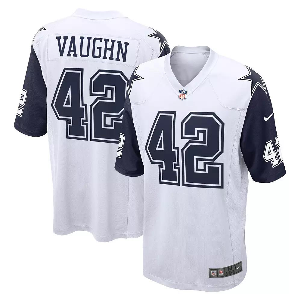 Men's Nike Deuce Vaughn White Dallas Cowboys Alternate Game Jersey,  Product Image