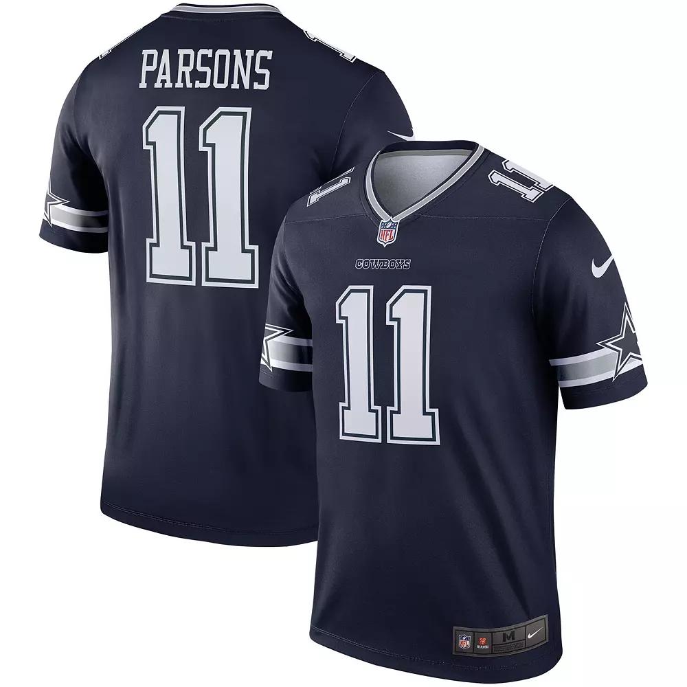 Men's Nike Micah Parsons Navy Dallas Cowboys Legend Jersey, Size: XL, Blue Product Image