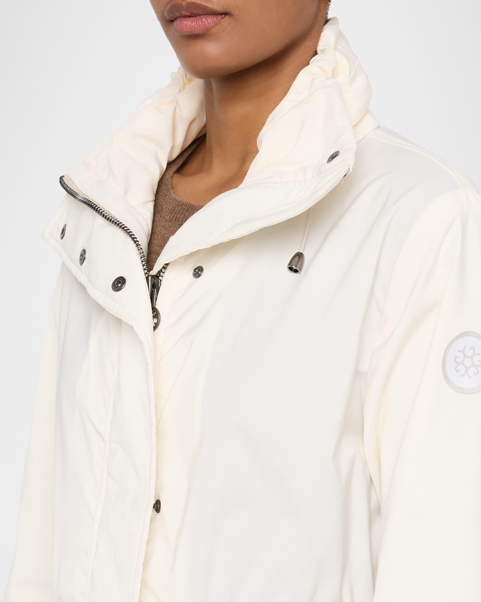 Lightweight Jacket With Concealed Hood Product Image