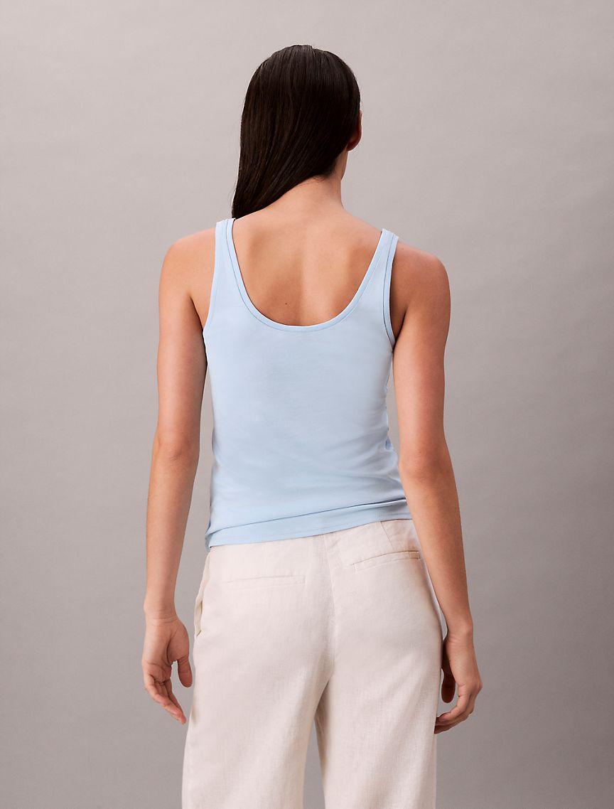 Liquid Cotton Scoop Tank Top Product Image