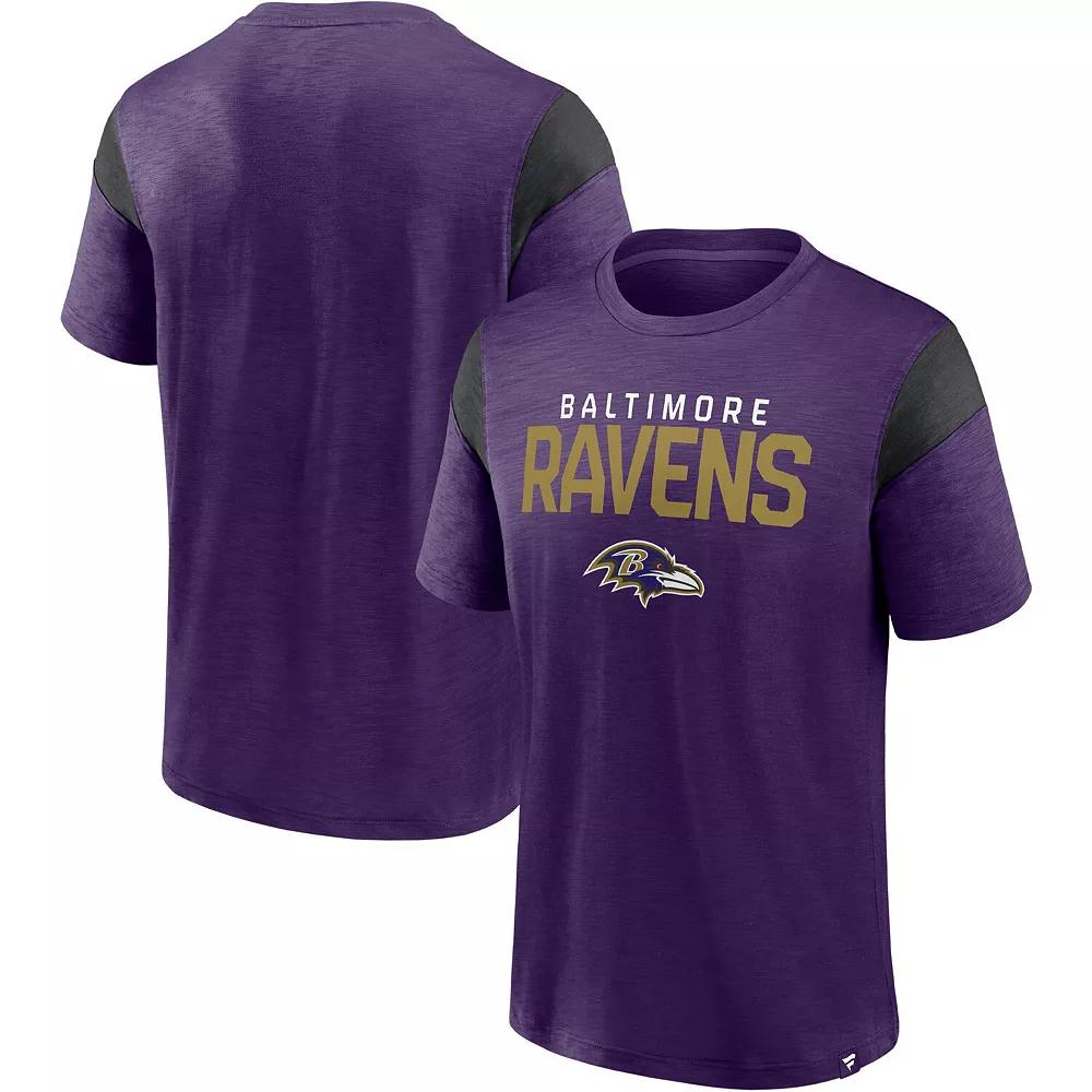 Men's Fanatics Branded Purple Baltimore Ravens Home Stretch Team T-Shirt, Size: Large Product Image