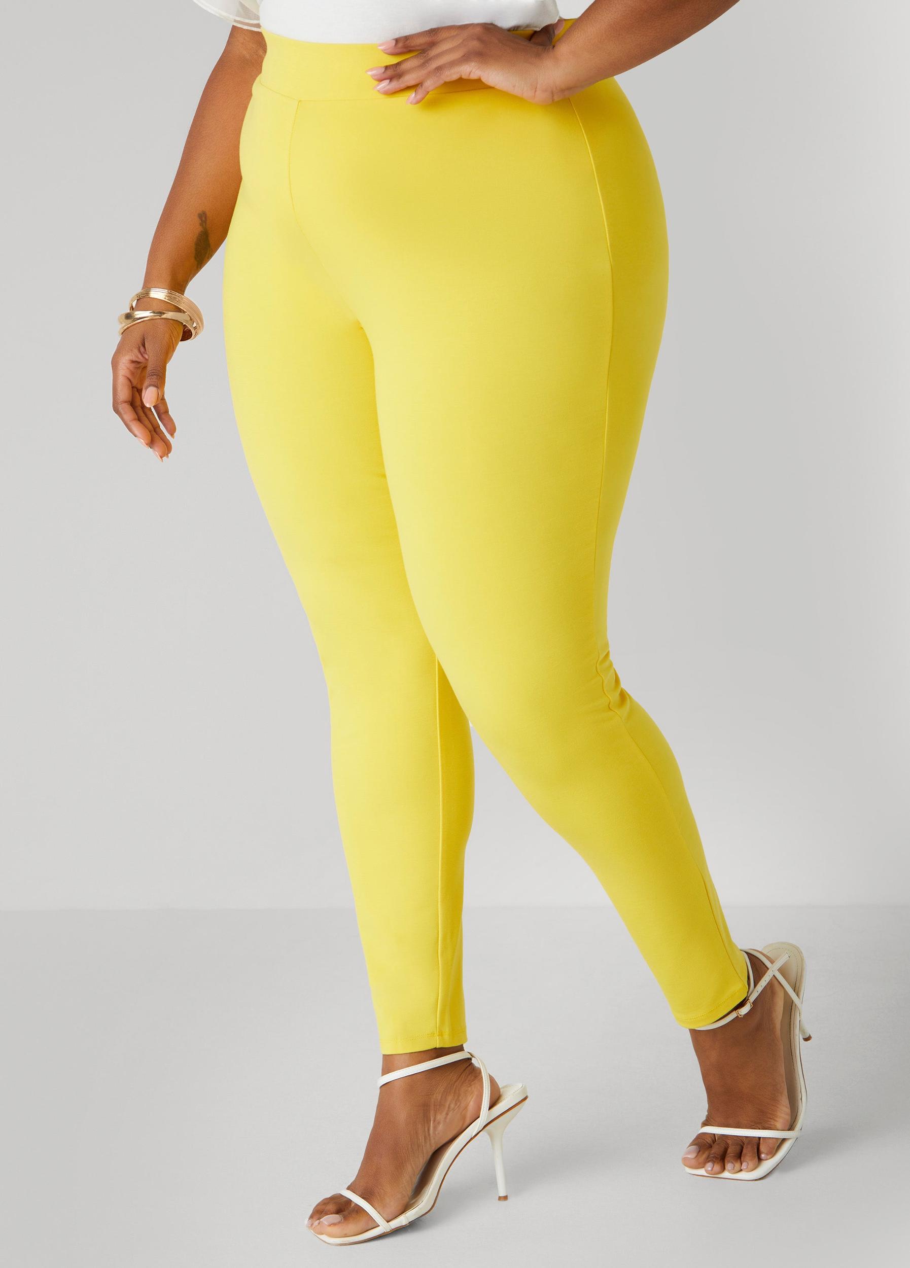 Plus Size Ponte Pull On Legging Ashley Stewart Product Image