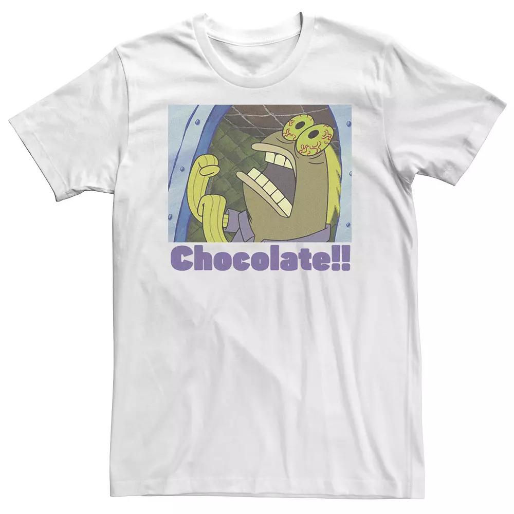 Big & Tall SpongeBob SquarePants Fish "Chocolate!" Tee, Men's,  Product Image