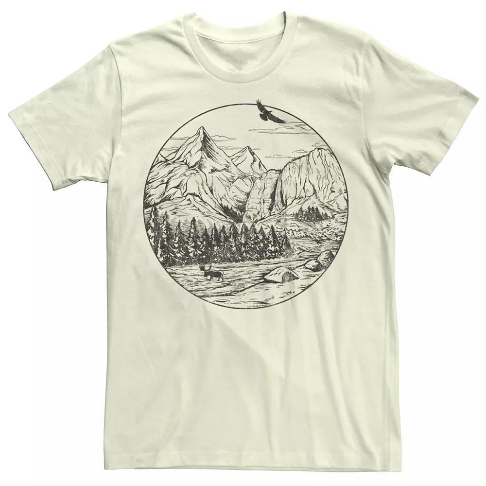 Men's Fifth Sun Mountain Falls Sketch Tee,  Product Image