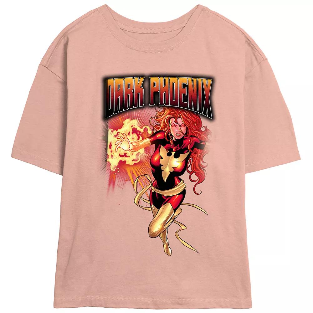Juniors' X-Men Dark Phoenix Poster Skimmer Graphic Tee, Girl's, Size: XL, Pink Product Image